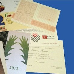Impresión de invitaciones, saludas, tarjetones,...